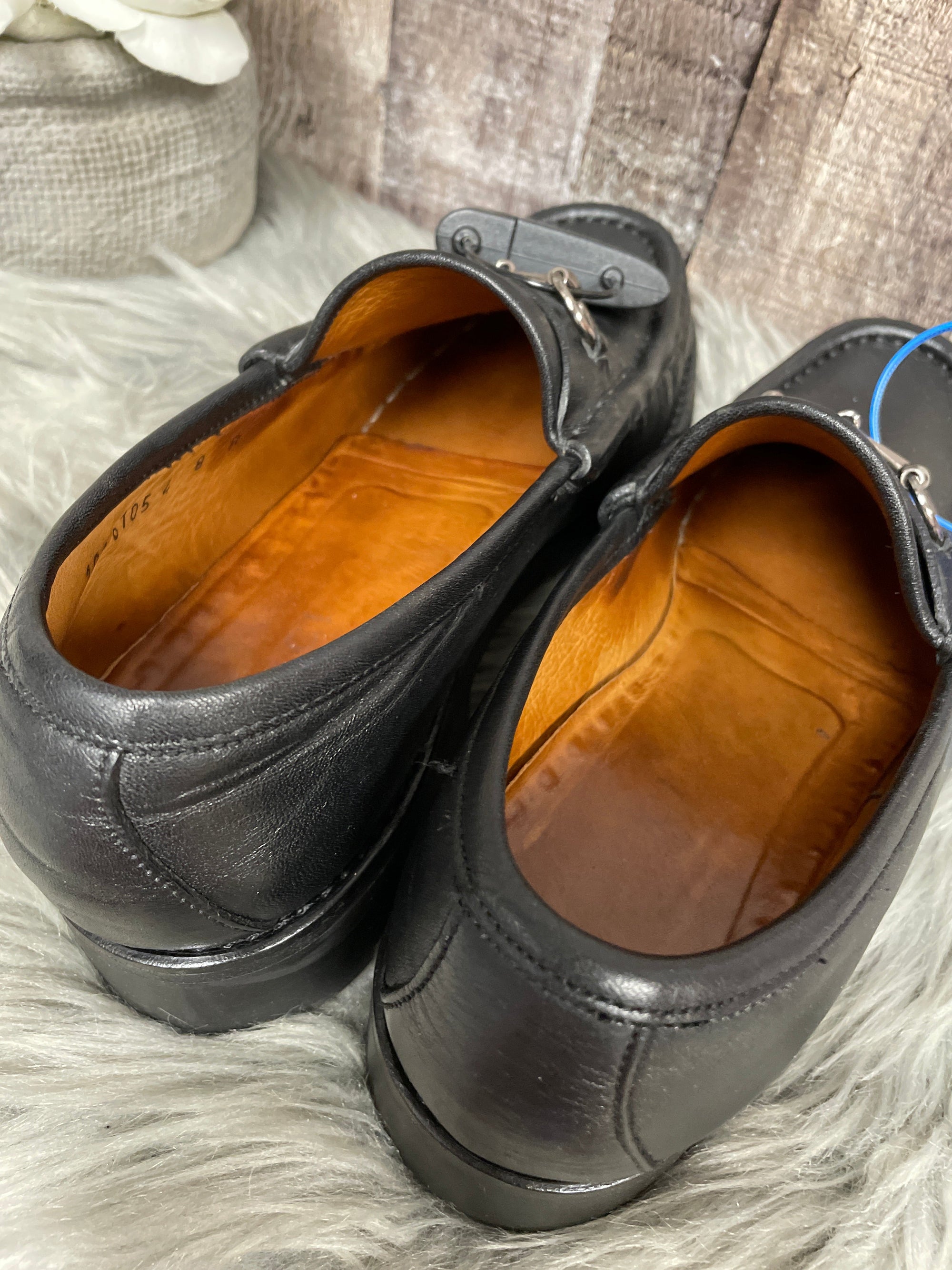 Black Shoes Luxury Designer GCCI, Size 8