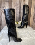 Black Shoes Luxury Designer GCCI, Size 8.5