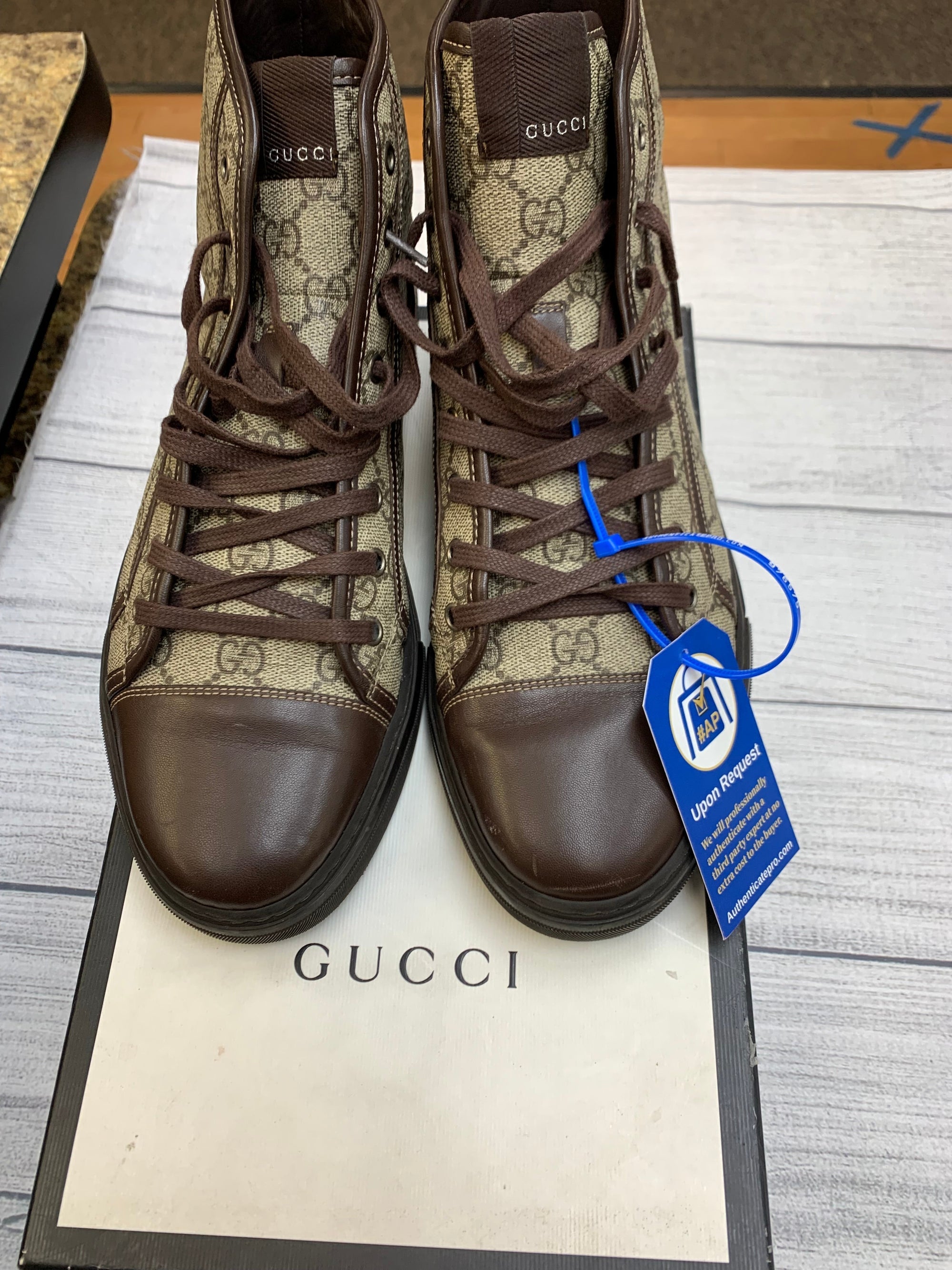 Brown Shoes Designer GCCI, Size 12