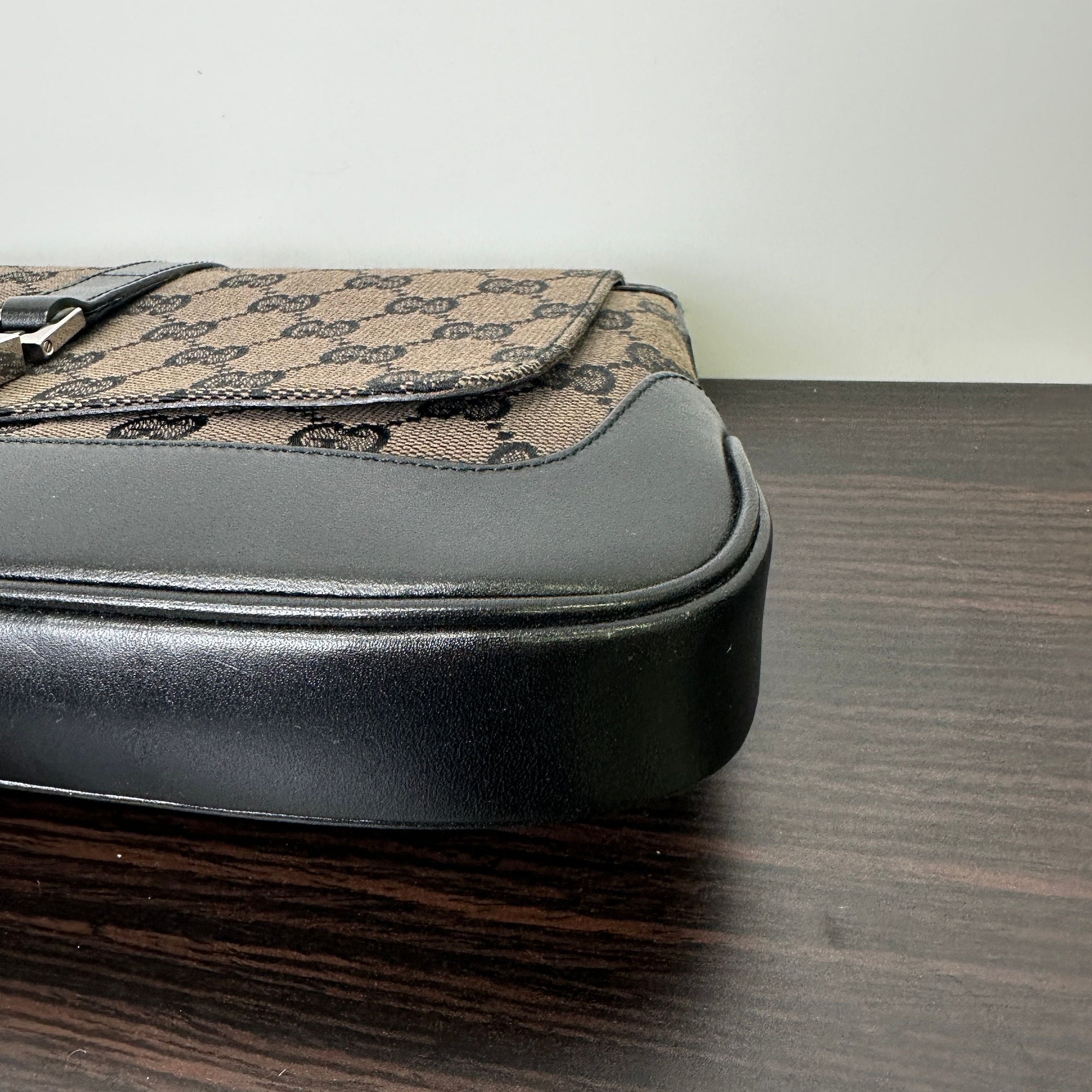 Borse GCCI in Tela Nero Canvas Handbag LB