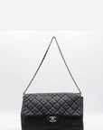 A65051 Black Caviar TIMELESS Classic Chain Flap Clutch and Shoulder Bag CH