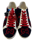 Blue & Red Shoes Luxury Designer GCCI, Size 6