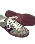 Brown & Red Shoes Luxury Designer GCCI, Size 7.5