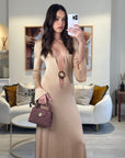 *HOT & RARE* CH Dark Pink Small Mini Kelly Shopping Bag in Denim with Brushed Gold Hardware