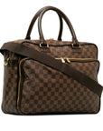 Brown LV Damier Ebene Icare Business Bag