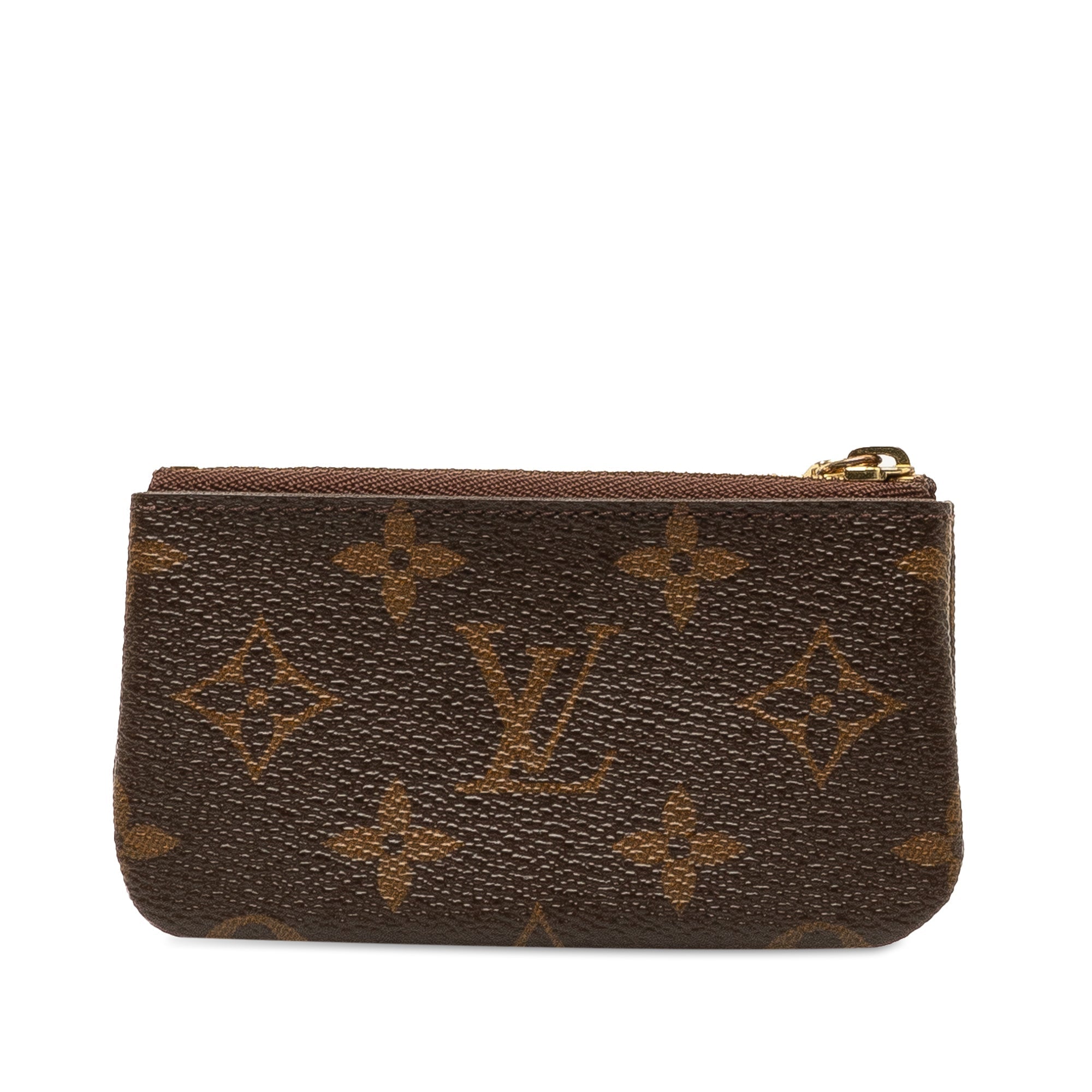 Brown LV Monogram Pochette Cles Coin Pouch