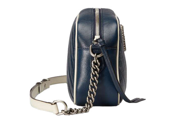 (WMNS) GCCI Marmont Small-Sized BackBag Blue 447632-0OLFN-4186