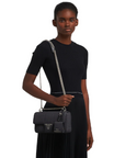 PRD Diagramme Medium Leather Bag Black