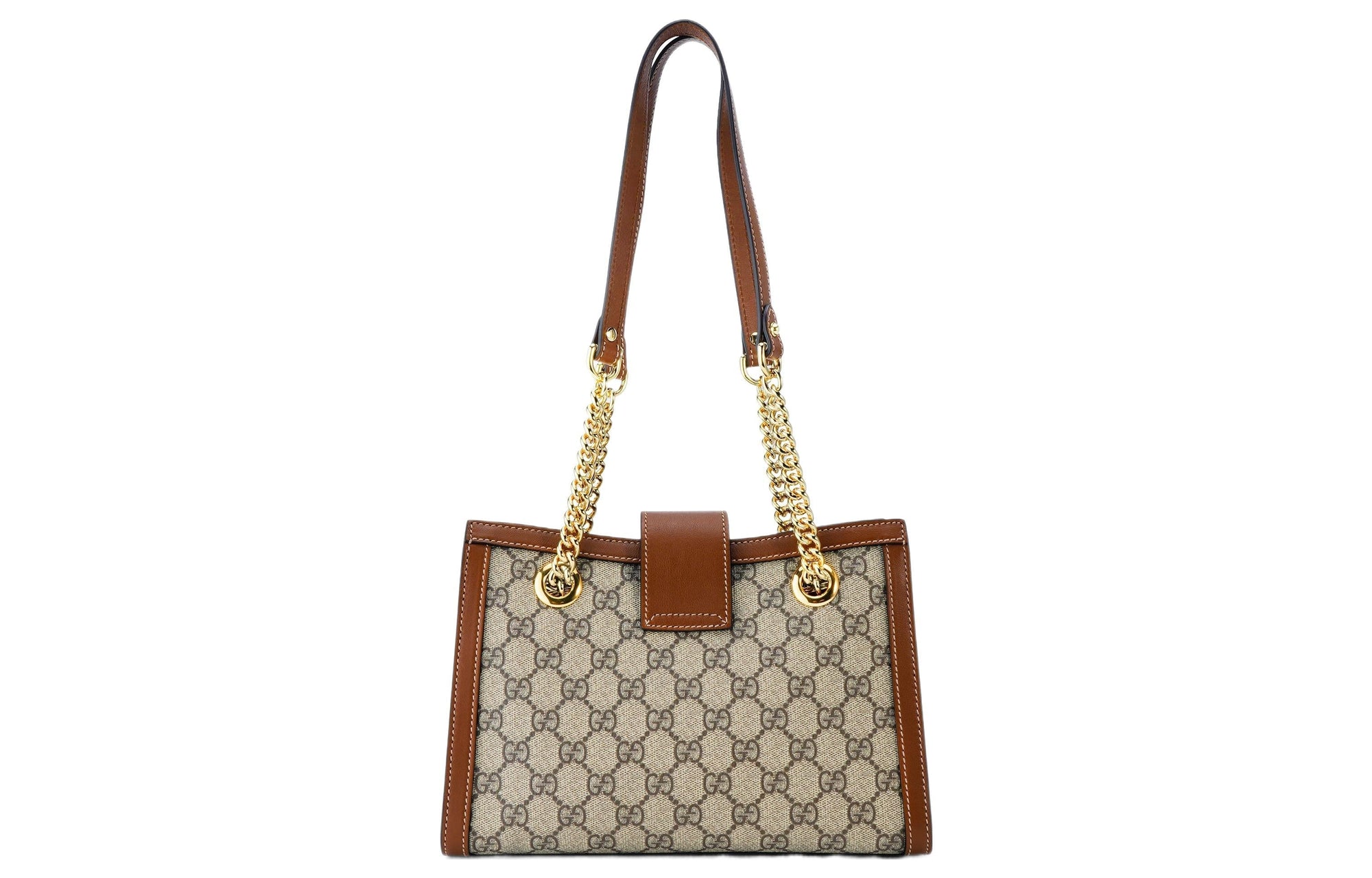 (WMNS) GCCI Padlock GG Bag Small-Size Brown 498156-KHNKG-8534