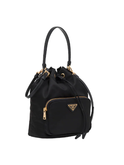 PRD Duet Fabric Shoulder Bag Black