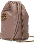 (WMNS) GCCI GG Marmont Mini Shoulder Bag Gray 575163-DTDRT-5729