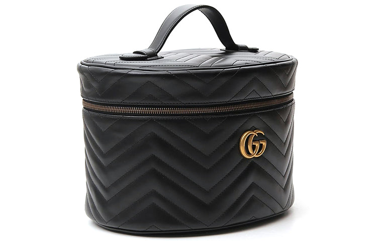 (WMNS) GCCI SS21 GG MarmontHandholdBagMakeup Bag Black 609340-DTDCT-1000