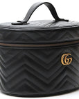 (WMNS) GCCI SS21 GG MarmontHandholdBagMakeup Bag Black 609340-DTDCT-1000