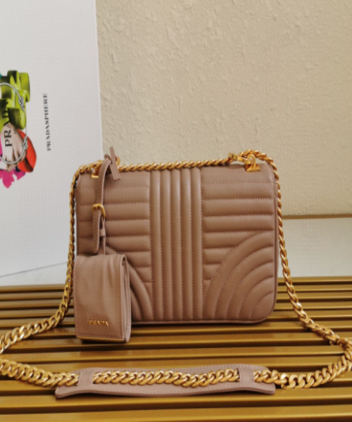 PRD Diagramme Medium Leather Bag Magnolia