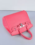 HMS Birkin 30cm Togo leather Handbags Lip Pink Sliver