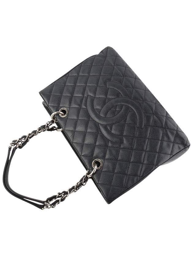 A50995 Caviar Grand Shopping silver shoulder bag 34090K 2 CH