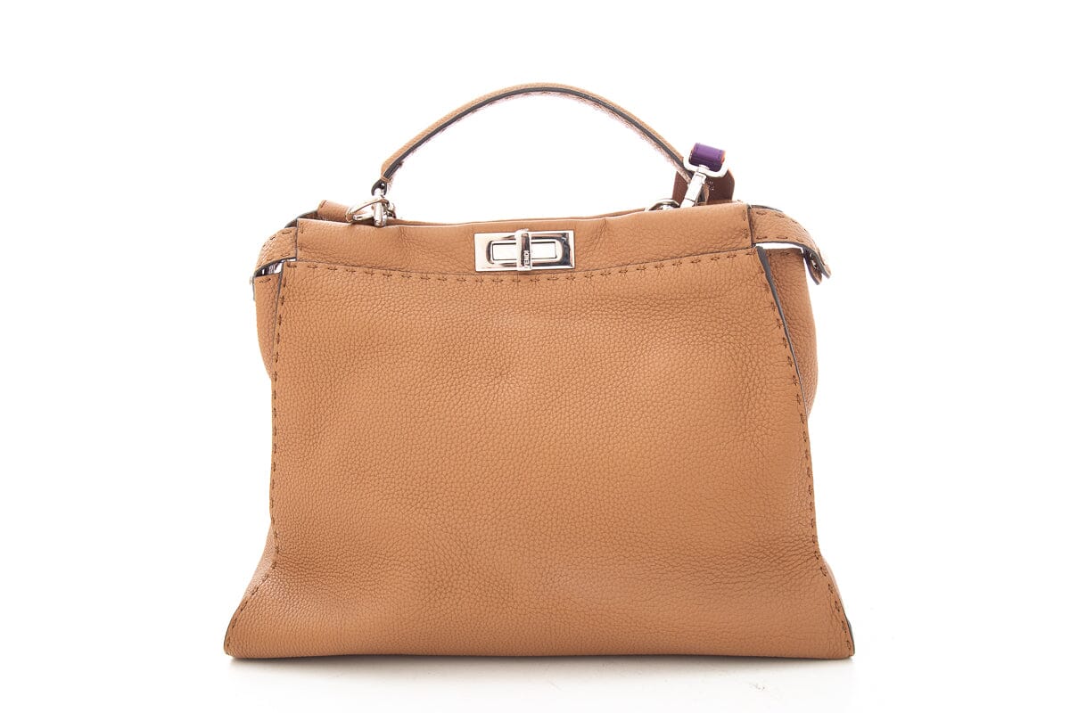 FNDI Brown Peekaboo  Handbag