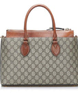 GCCI  GG Supreme Linea A Zip Satchel