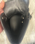 Black Shoes Luxury Designer GCCI, Size 6.5
