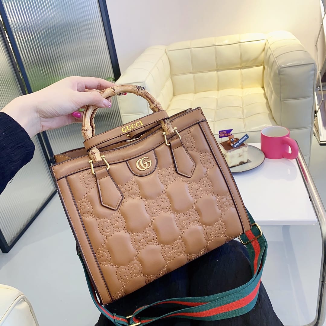 GCCI  Diana Handbag  Bamboo Handle Tote