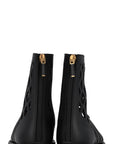 CHRISTIAN D1OR Cage Sandals Leather Black