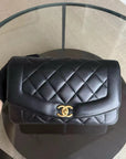 *Rare Re-issue* CH Diana - Modern Reissue Lambskin Quilted Black Gold Hardware Series 20