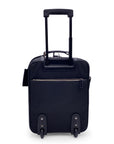PRD Black Nylon Rolling Suitcase Wheeled Travel Bag Trolley