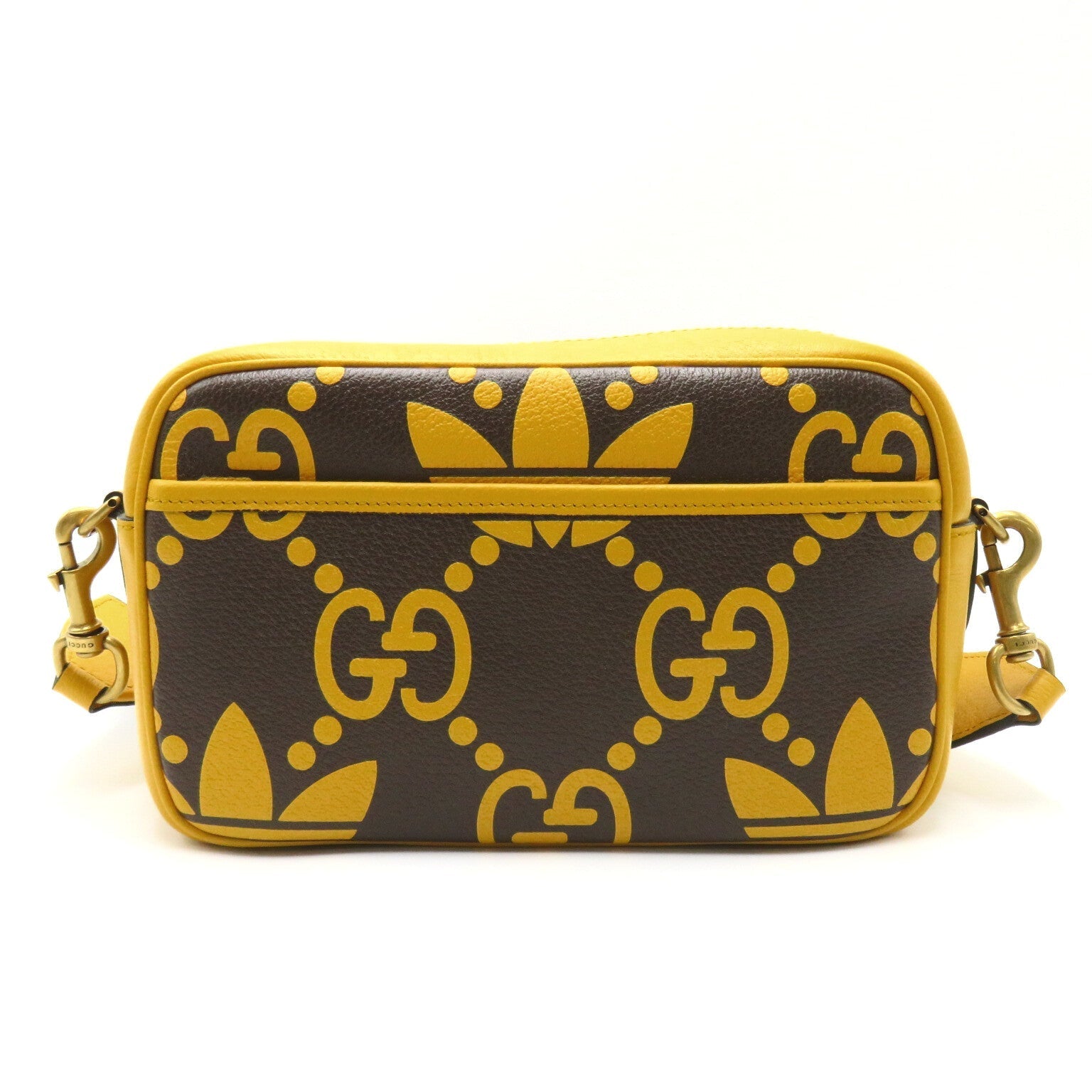 GCCI  adidas Shoulder Bag Shoulder Bag Leather Pig S Mens Brown / Yellow 702427