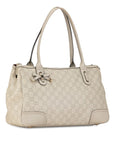 GCCI  Handbag 177052 Ivory White Leather  GCCI