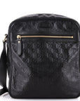 Front Zip Messenger GCCIssima Leather Medium