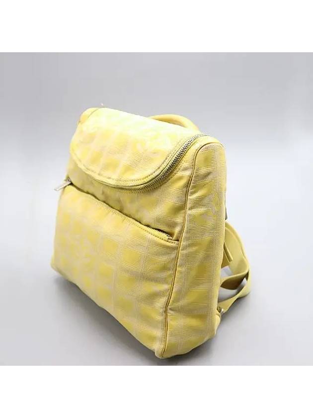 A15958 Yellow color fabric new travel backpack and crossbag CH