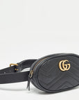 GCCI  Matelass&eacute; Leather Mini Gg Marmont Belt Bag