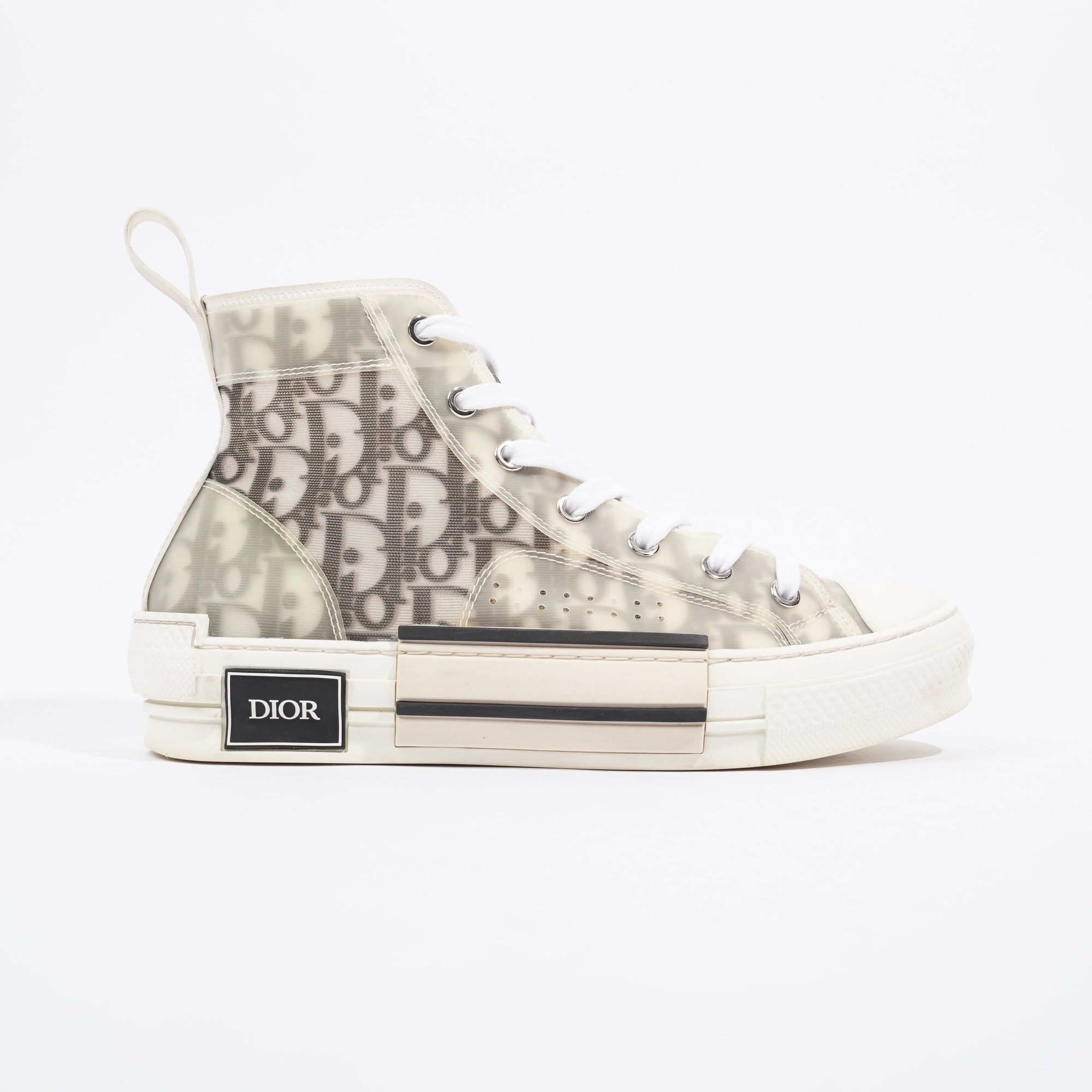 Christian D1OR B23 Hightops Grey Oblique Canvas EU 38 UK 5