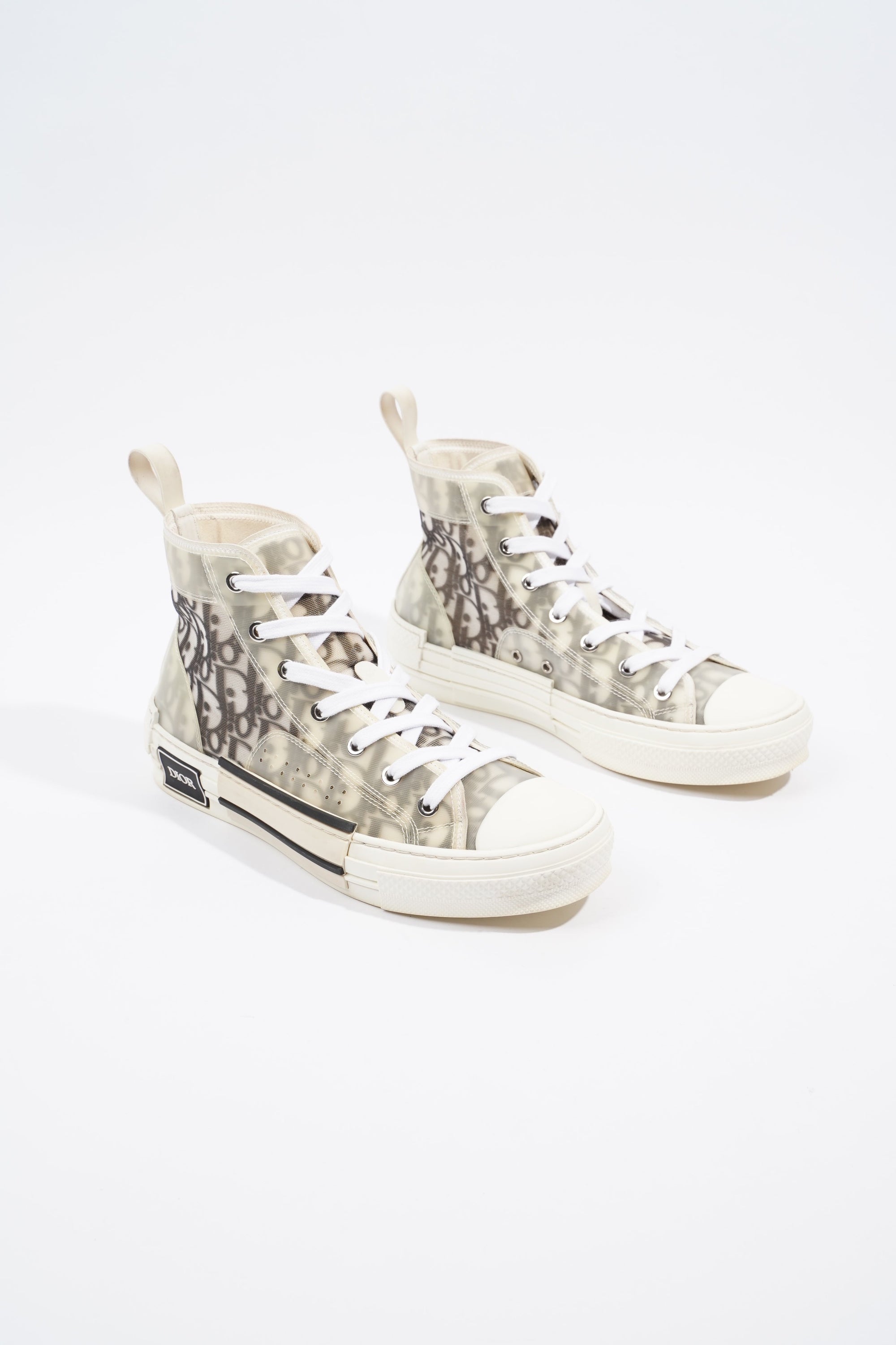 Christian D1OR B23 Hightops Grey Oblique Canvas EU 38 UK 5