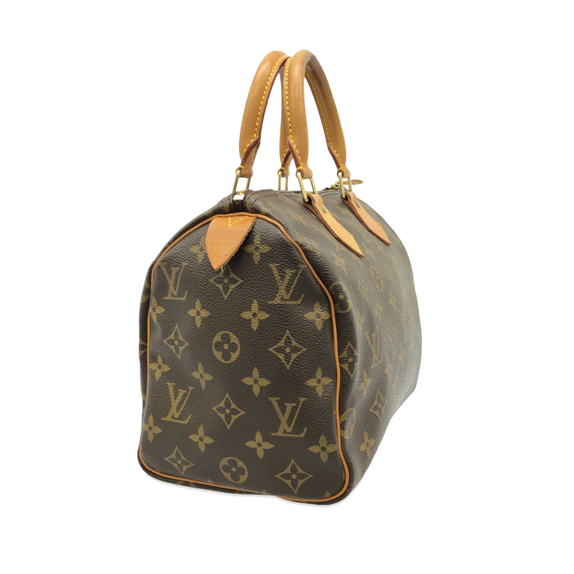 Brown LV Monogram Speedy 25 Boston Bag