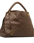 Brown LV Monogram Empreinte Artsy MM Hobo Bag