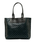 Blue LV Damier Cobalt Cabas Voyage Tote Bag