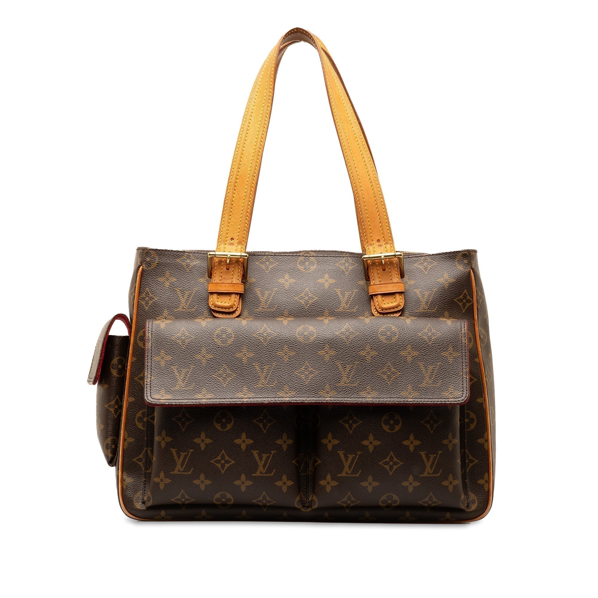 Brown LV Monogram Multipli-Cite Tote Bag