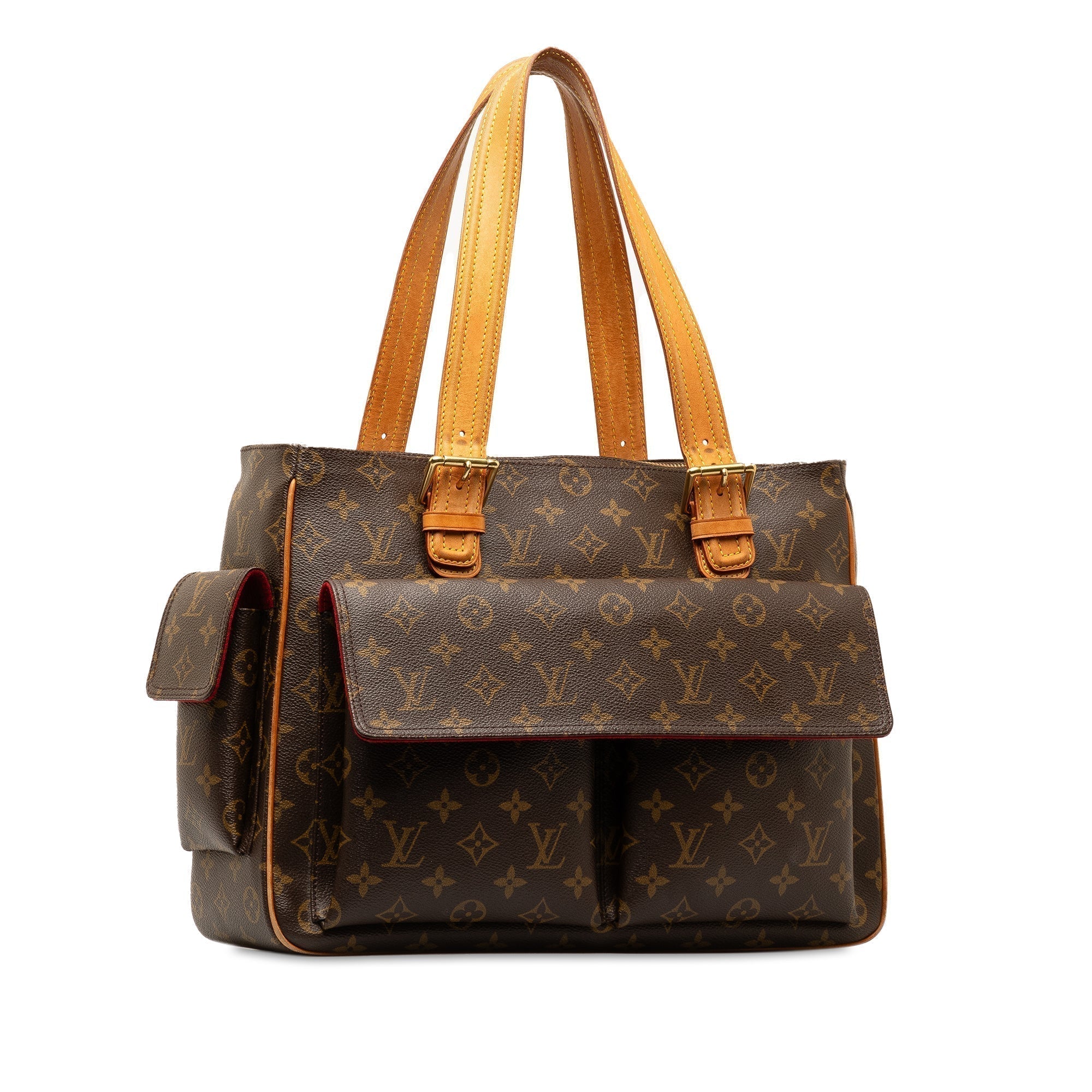 Brown LV Monogram Multipli-Cite Tote Bag
