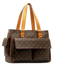 Brown LV Monogram Multipli-Cite Tote Bag