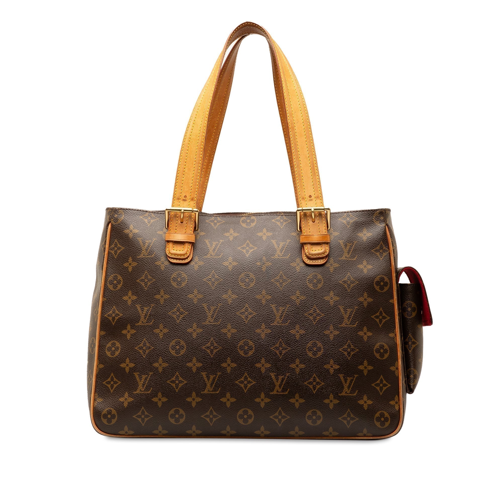 Brown LV Monogram Multipli-Cite Tote Bag