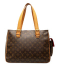 Brown LV Monogram Multipli-Cite Tote Bag