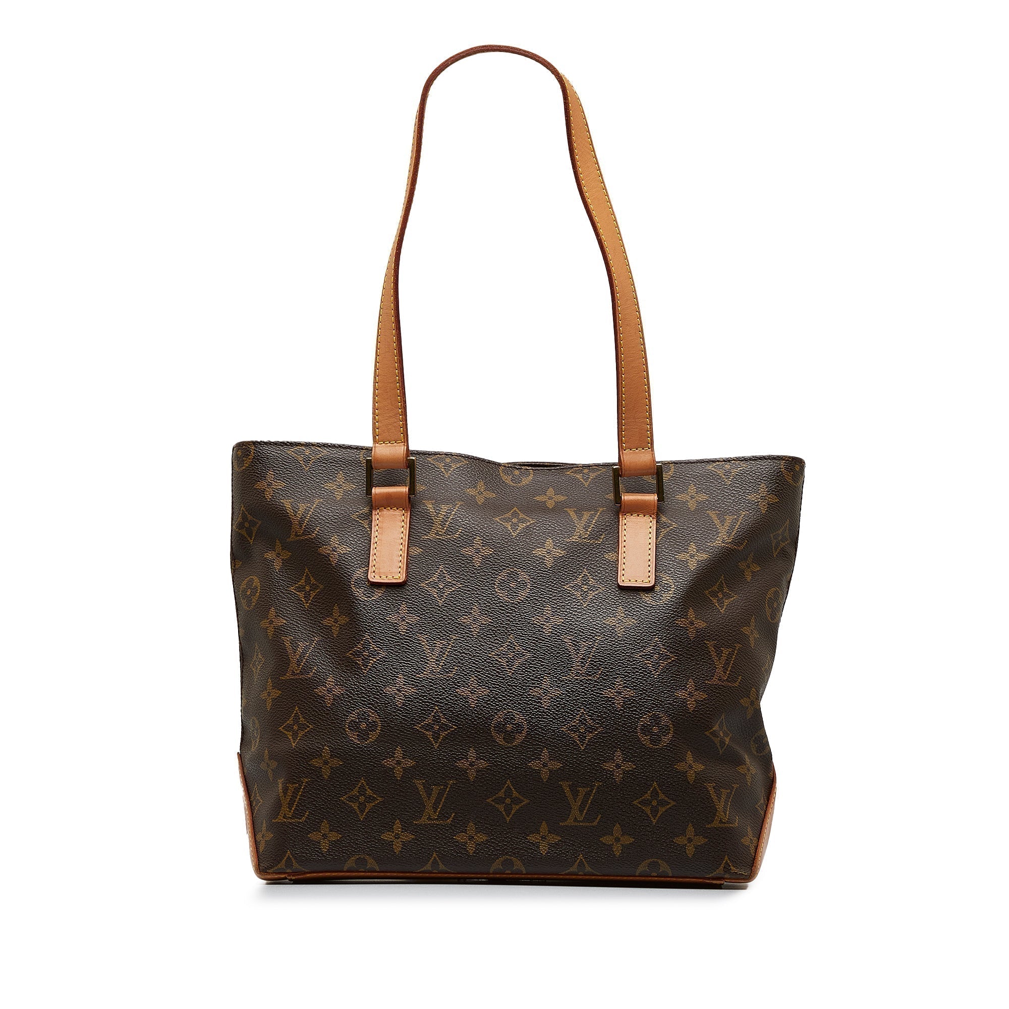 Brown LV Monogram Cabas Piano Tote Bag