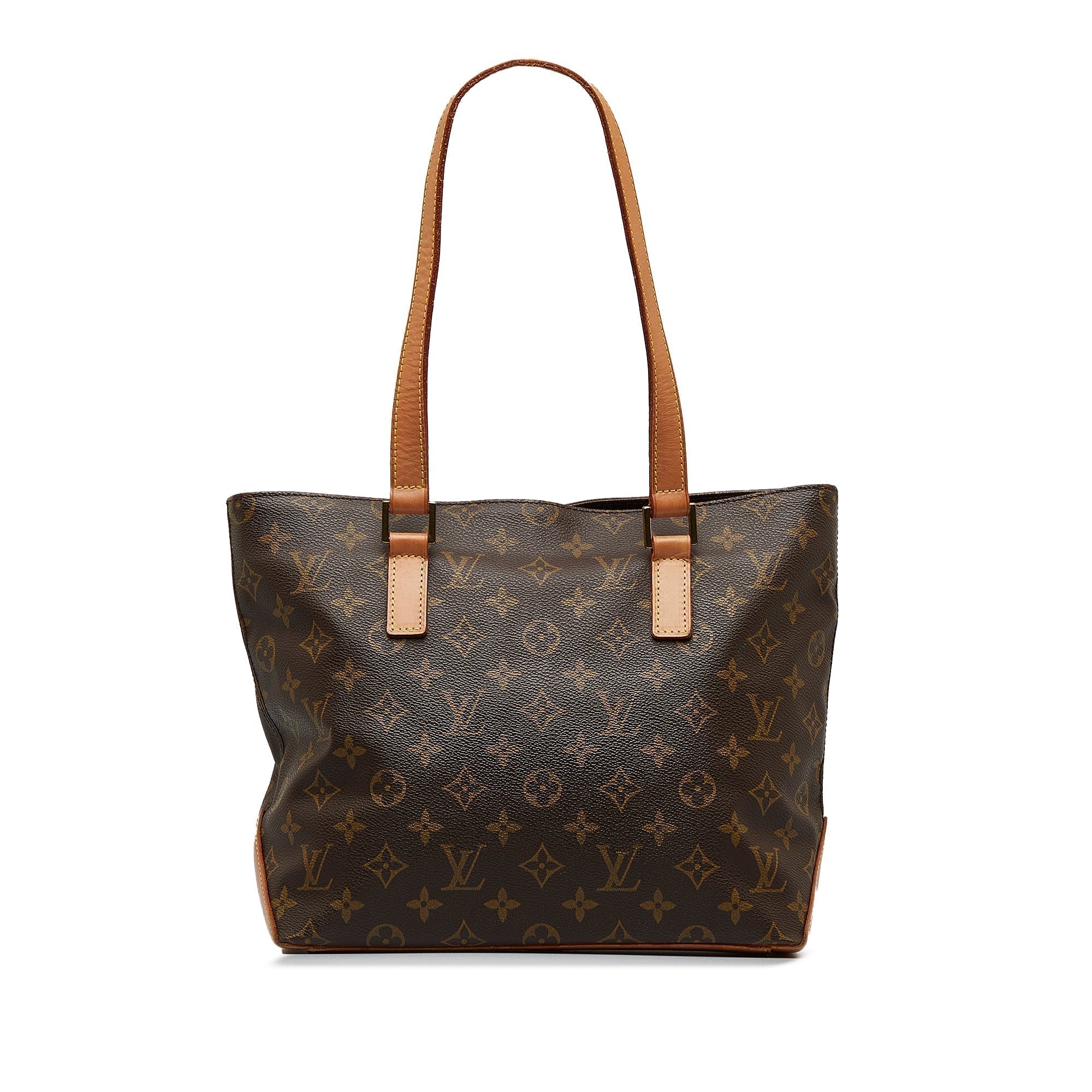 Brown LV Monogram Cabas Piano Tote Bag