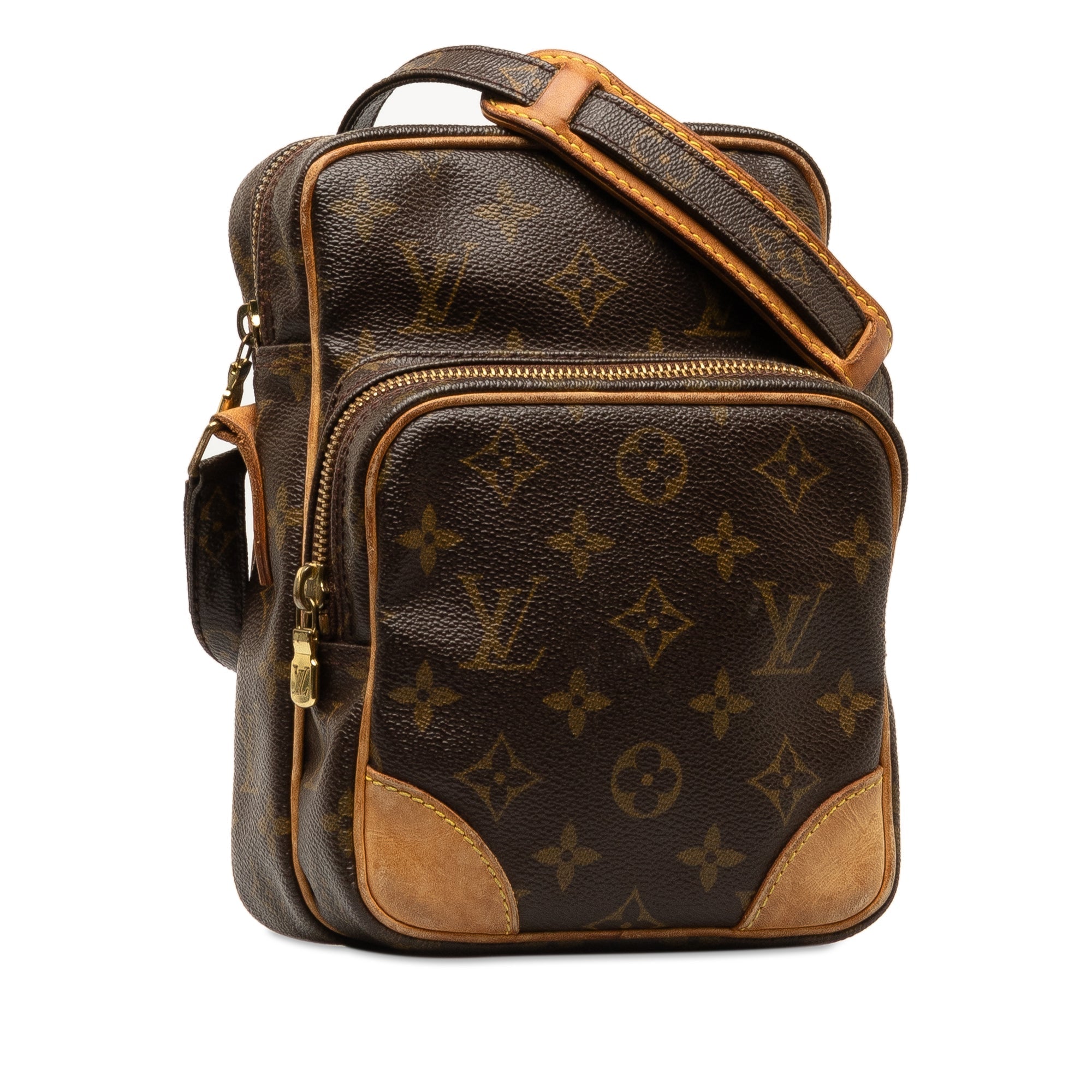 Brown LV Monogram Amazone Crossbody Bag