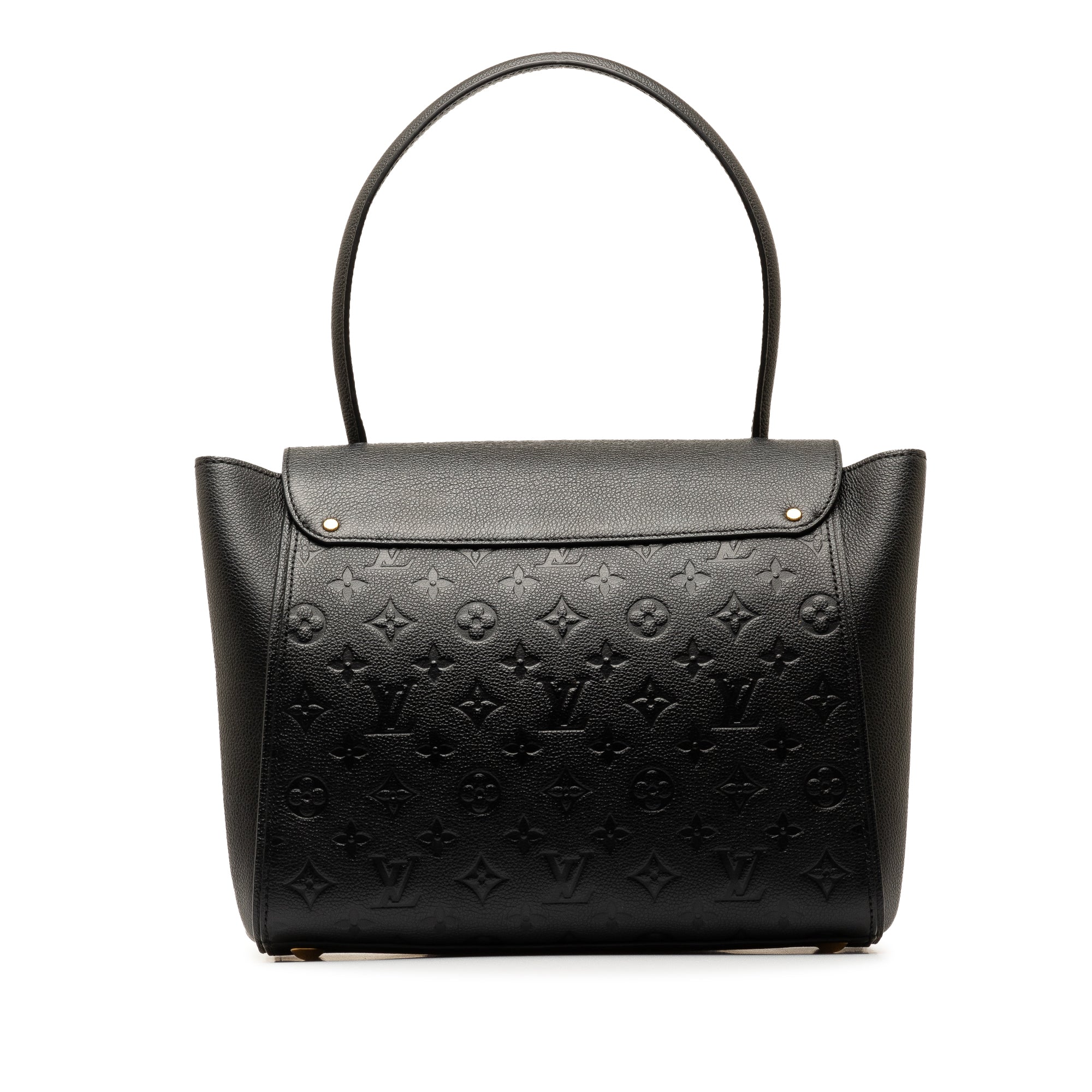 Black LV Monogram Empreinte Trocadero Shoulder Bag