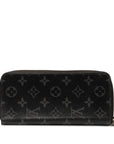 Black LV Monogram Eclipse Zippy Wallet