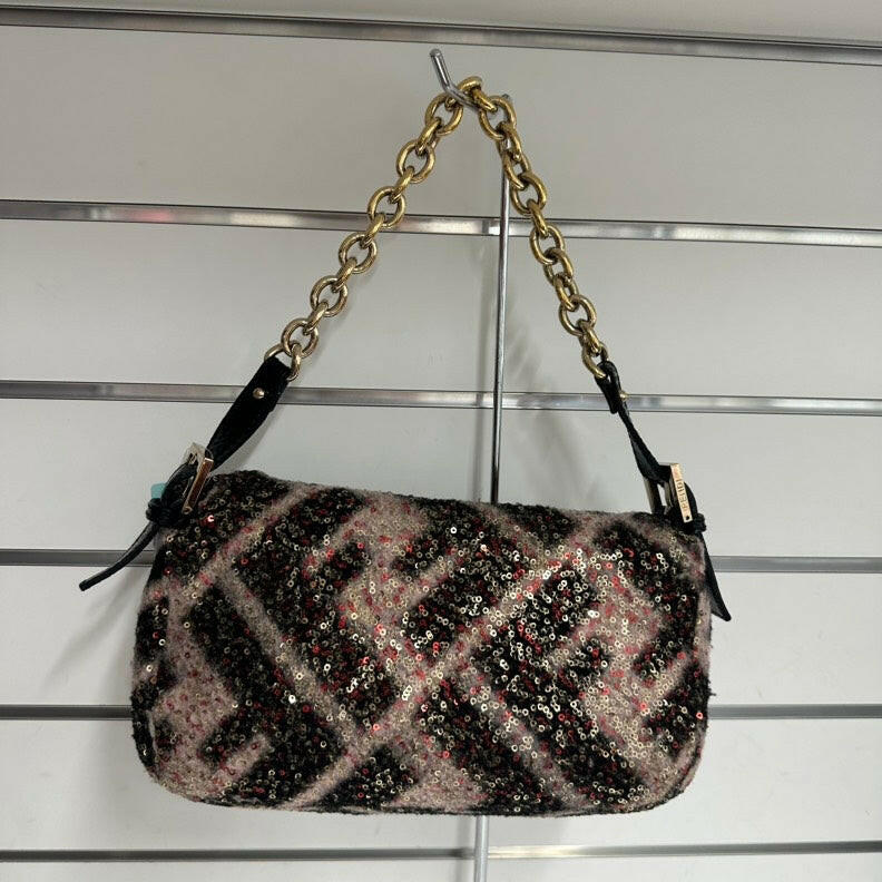 FNDI Chain Shoulder Bag