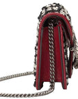 (WMNS) GCCI Dionysus Tiger Head Logo Chain Shoulder Messenger Bag Mini Black / Red 476432-HS8AN-1164