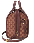 (WMNS) GCCI Logo Stripe Webbing Canvas Large Capacity travel handbag Unisex / Red Classic 565224-9Y9MT-9864